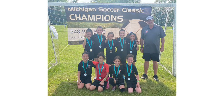 U9 Girls champs over the weekend